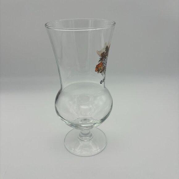 Rainforest Cafe Orlando 8" Hurricane Collectors Disney Souvenir Glass - Picture 5 of 9